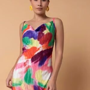 Multi Color Maxi Dress Size L
